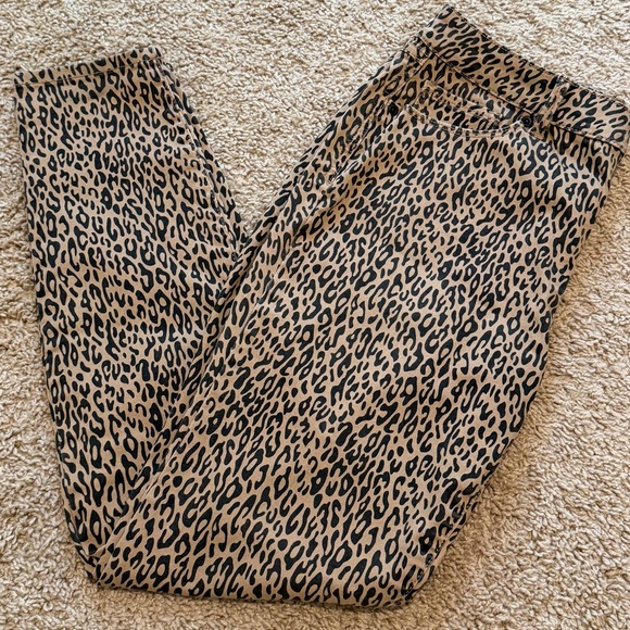 The Limited Pants - The Limited Women’s Size 8R Cheetah Leopard Animal Print Mid Rise Skinny
